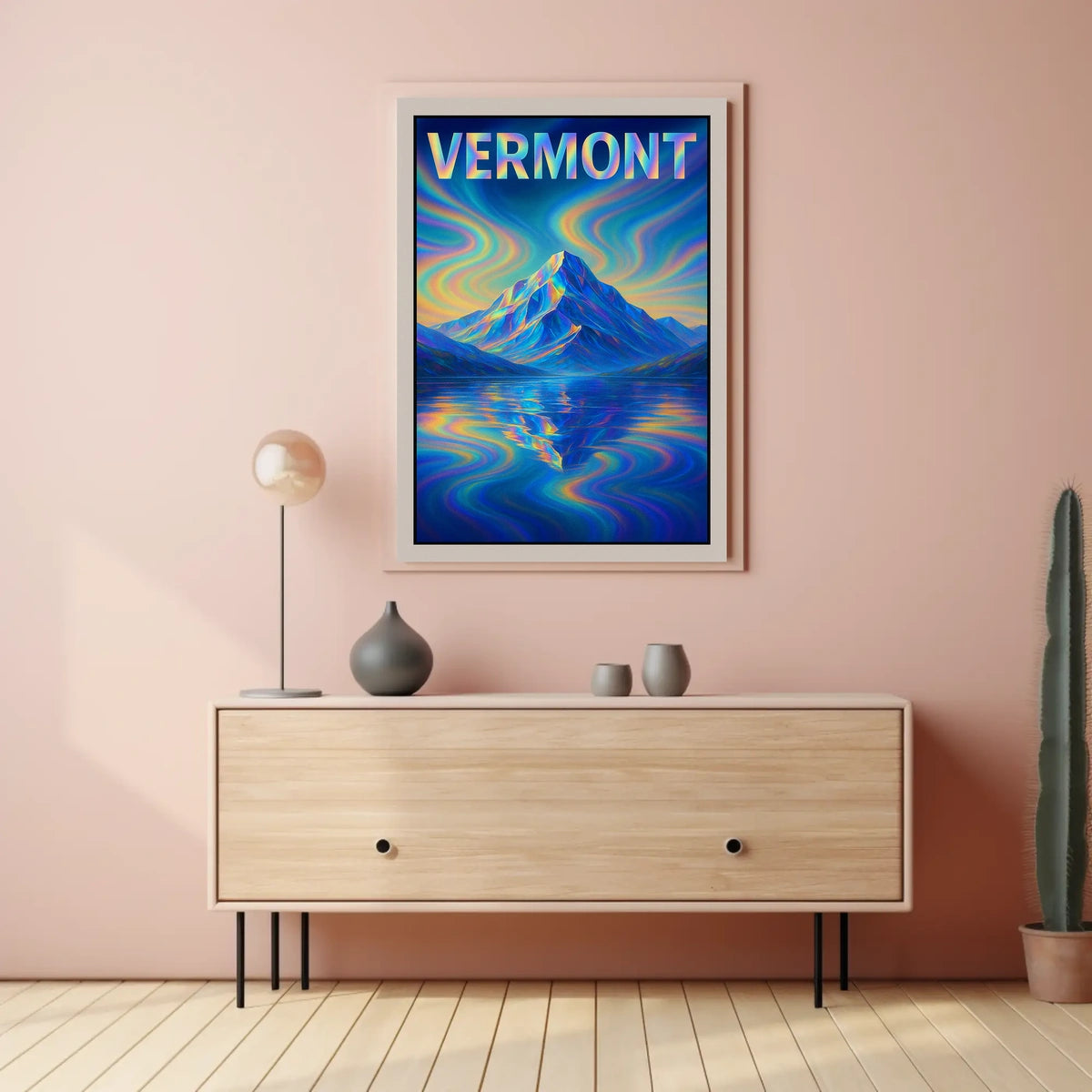Vermont Mountain Reflection Poster