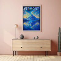 Vermont Mountain Reflection Poster