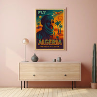 Algeria Vintage Travel Adventure Retro Desert Exploration Travel Poster PosterGoat