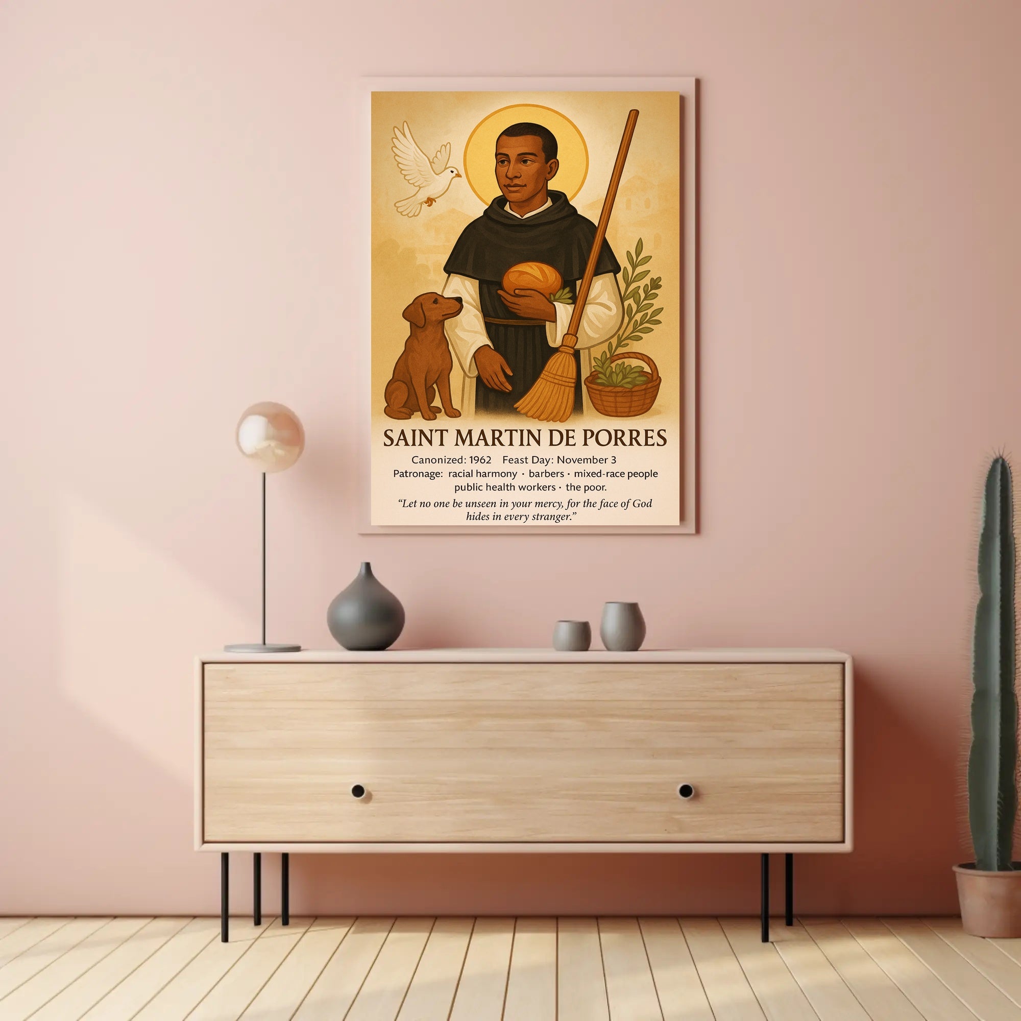 Saint Martin de Porres Poster PosterGoat