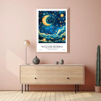 William Morris Cotton Prints Exhibition Poster