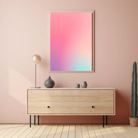 Vibrant Gradient Art Poster