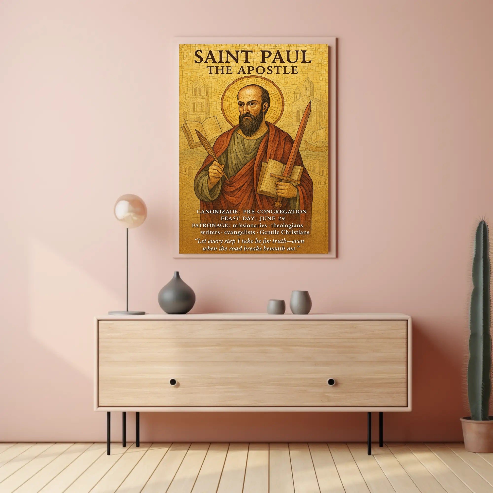 Saint Paul the Apostle Poster PosterGoat