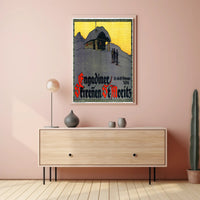 Vintage St. Moritz Winter Sports Travel Poster PosterGoat