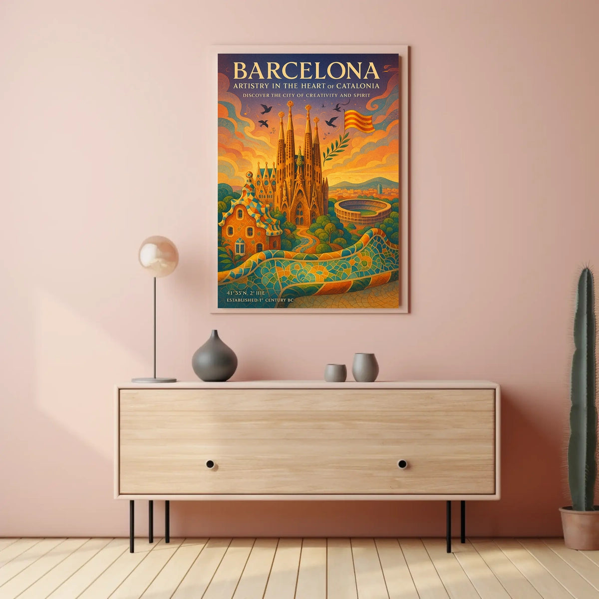 Barcelona Artistry in the Heart of Catalonia Poster