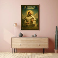 St. Bernard of Clairvaux Poster PosterGoat