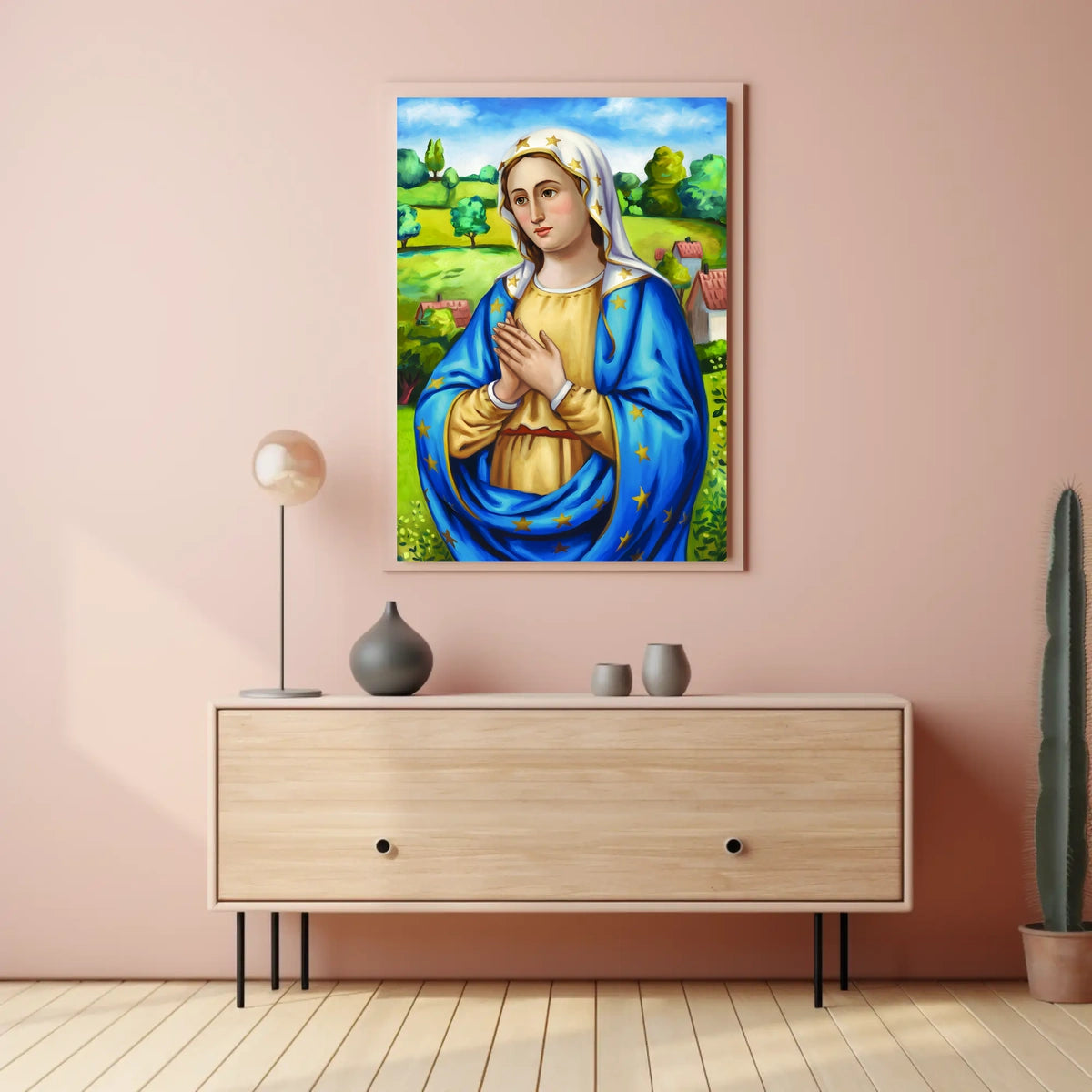 Serene Devotion Poster