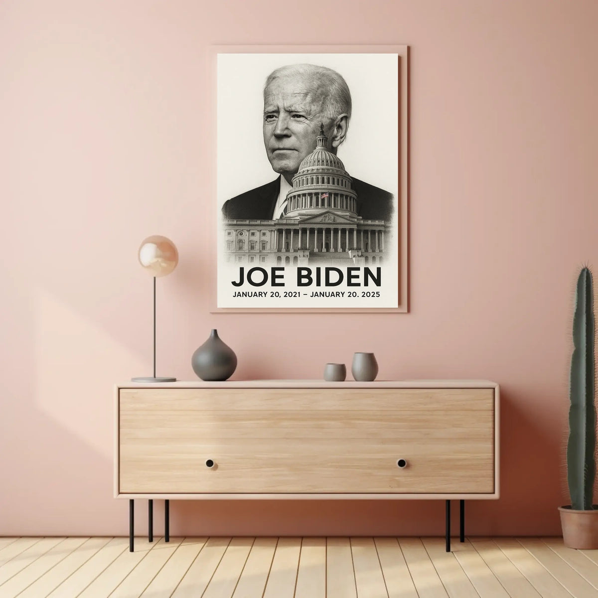 Joe Biden 46th President of the United States Reflections Poster