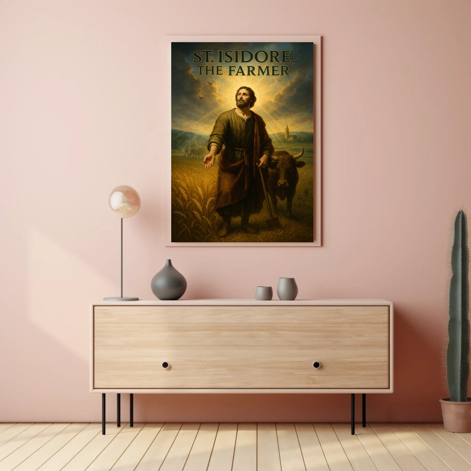 St. Isidore, the Farmer Poster PosterGoat