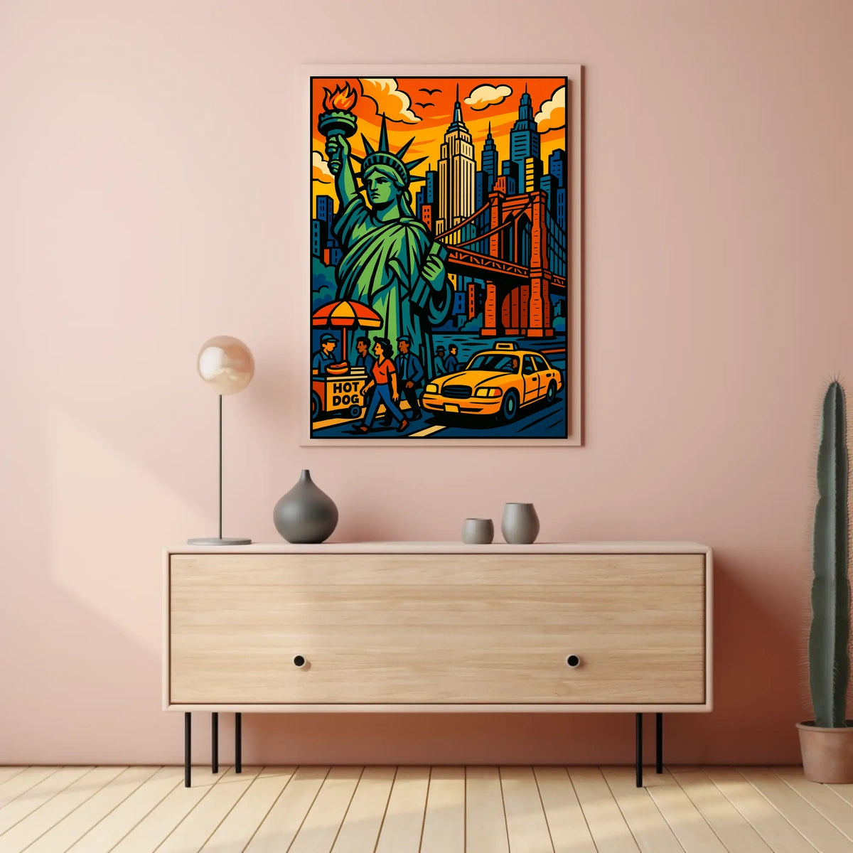 Vibrant New York City Life Poster