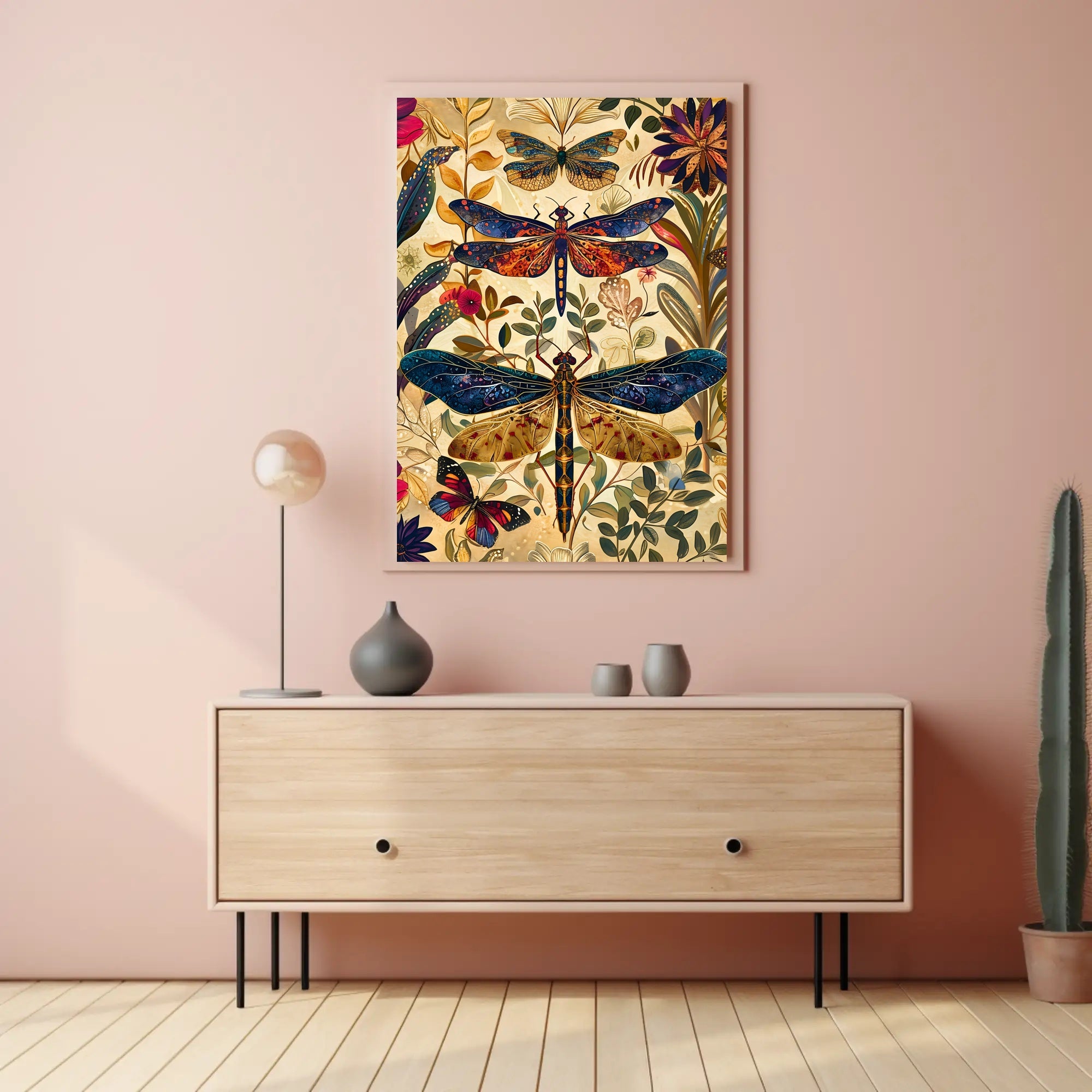 Nature-Inspired Insect Design Abstract or Artistic Poster