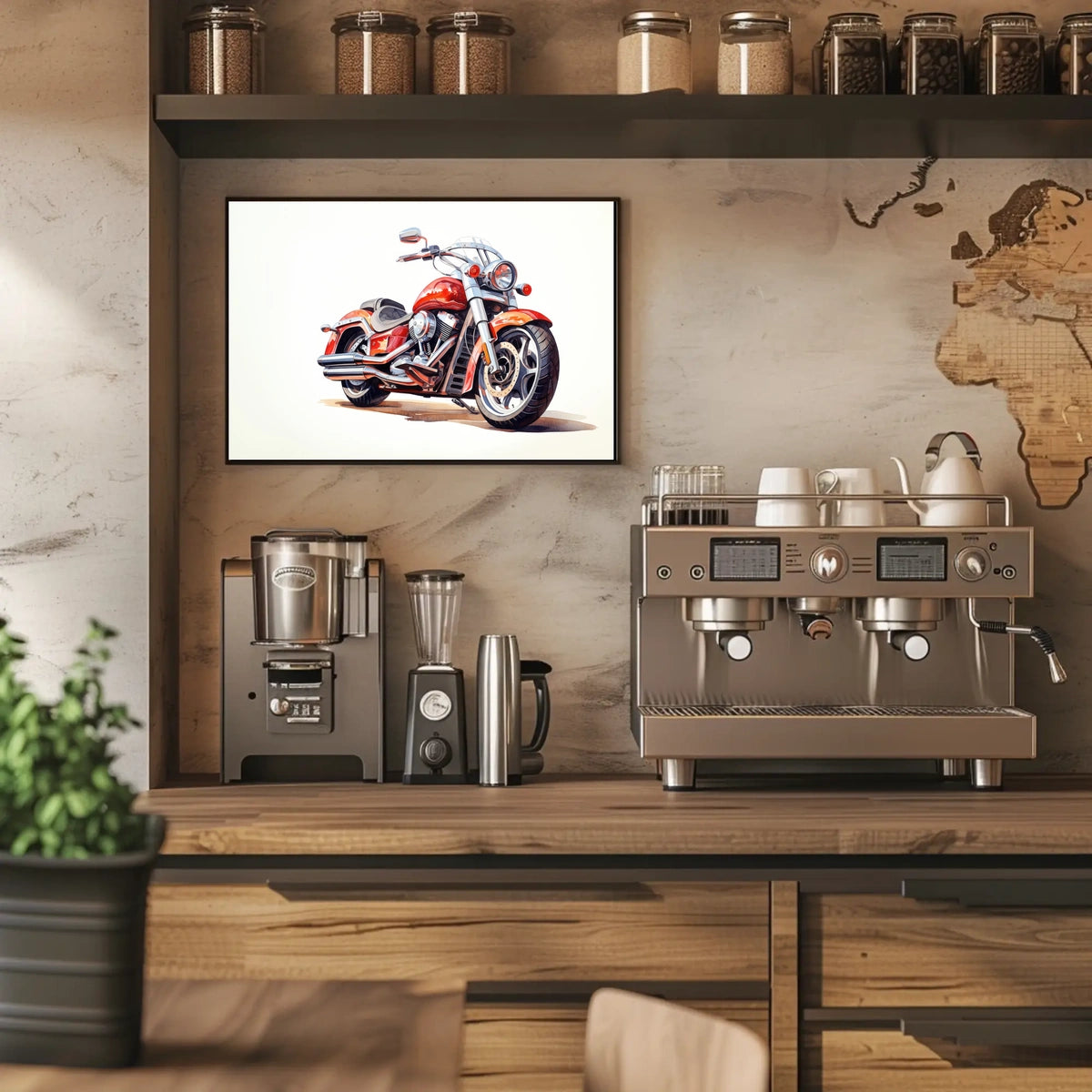 Crimson Cruiser Poster