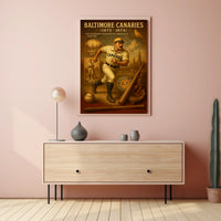 Baltimore Canaries The Diamond Pioneers Poster