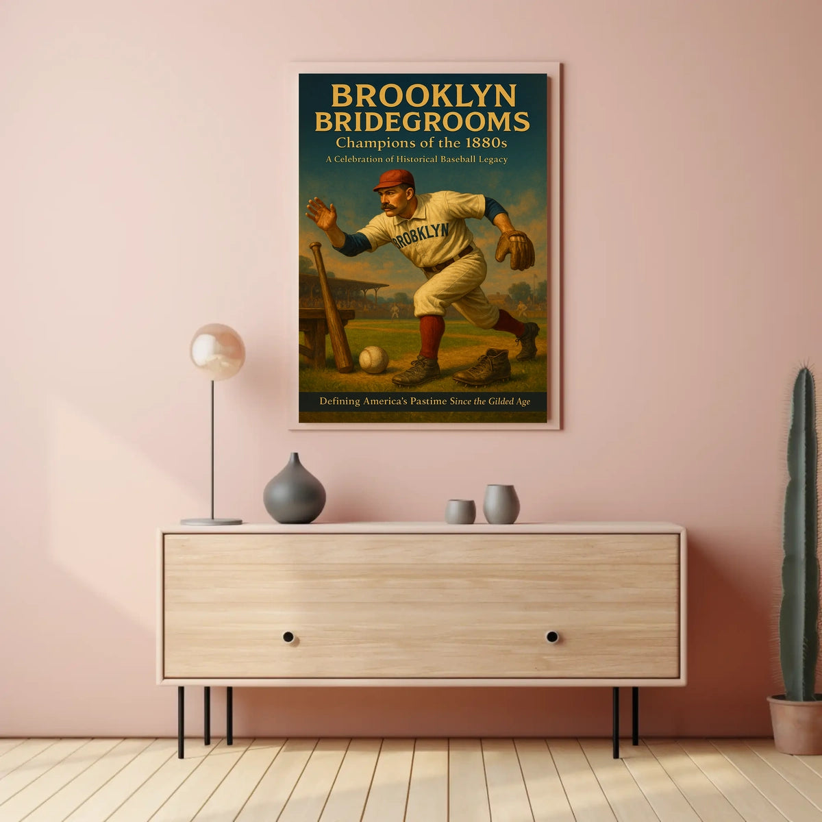 Brooklyn Bridegrooms Champions of the 1880s Poster