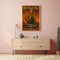 Rugged Wild West Legend: Historical or Presidential Poster