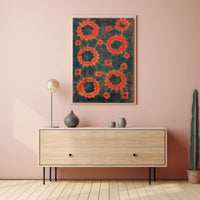 Vibrant Tie-Dye Circles Poster