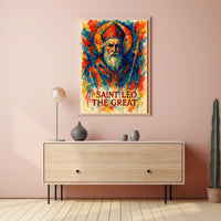 Saint Leo Great Sacred Heritage Poster