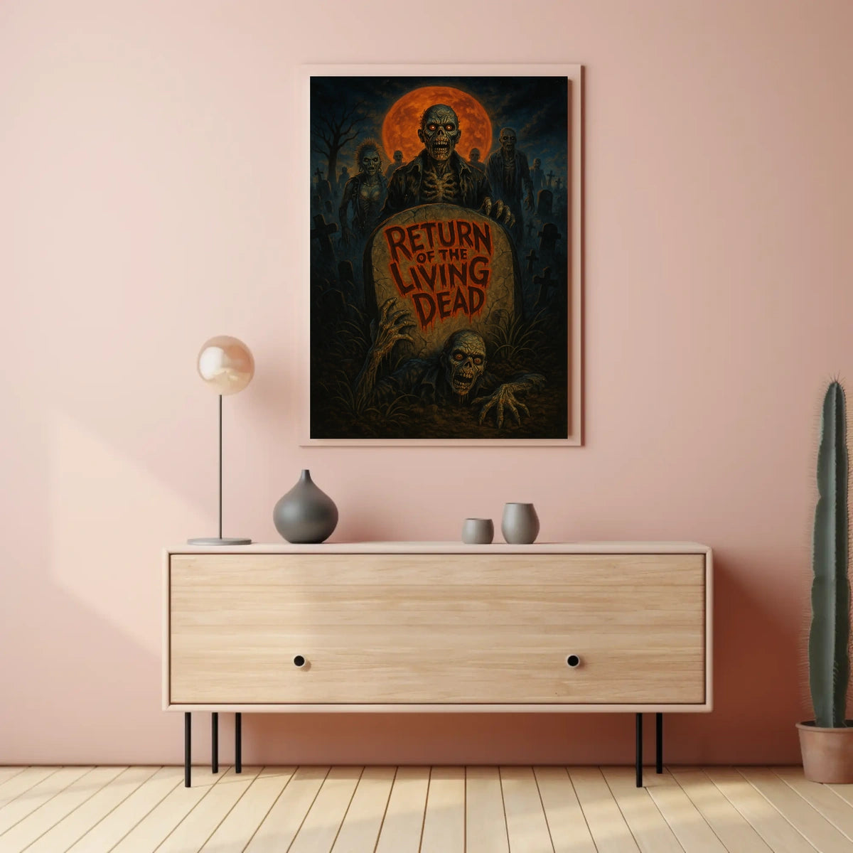 Return Living Dead Retro Horror Collectors Poster