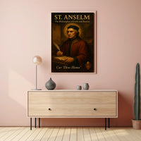 St. Anselm Faith Reason Religious Cultural Heritage Poster PosterGoat