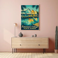 FishermenS Village Punta Gorda Poster