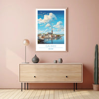 Galway Ireland Cityscape Travel Poster