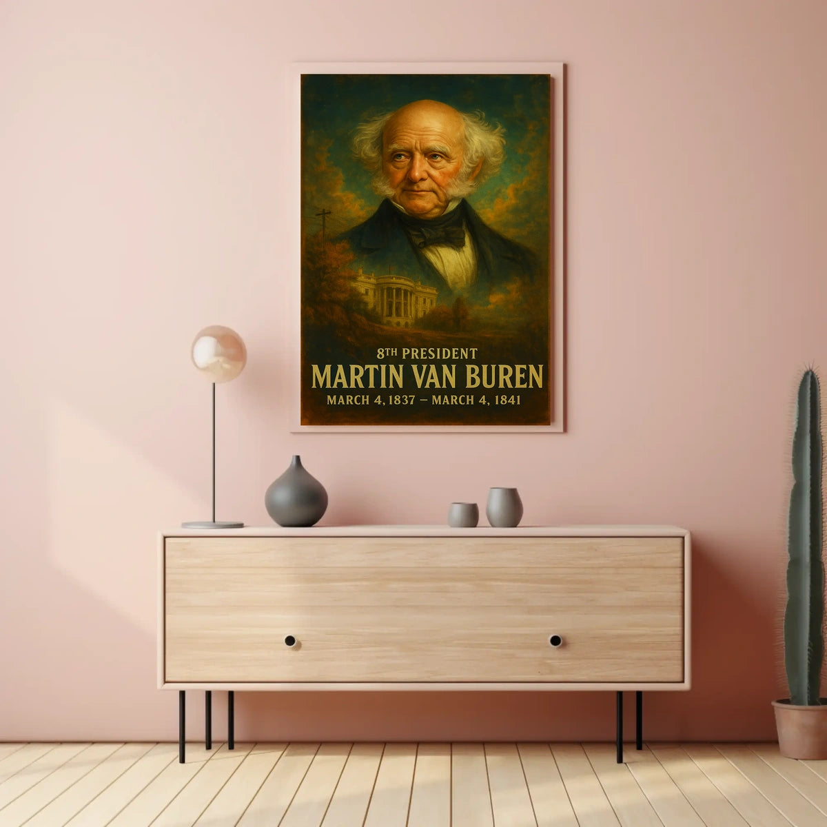 Martin Van Buren History Buff Neoclassical Realism Poster