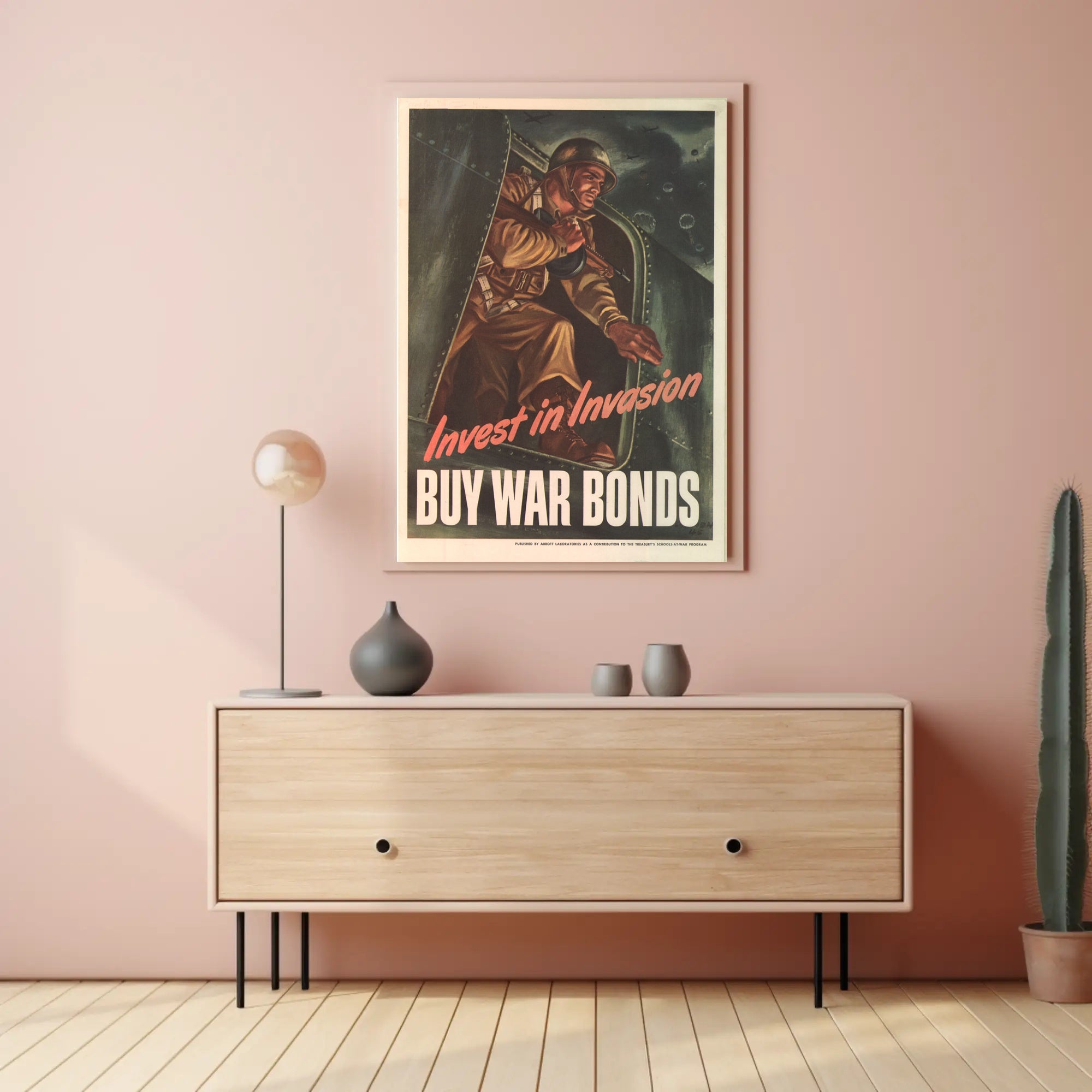Invest in Invasion Poster PosterGoat