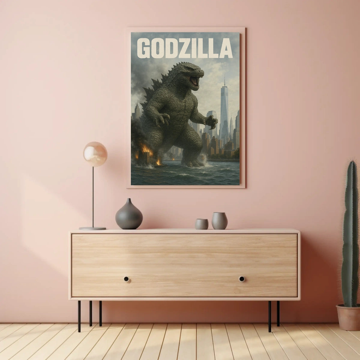 Godzilla Strikes the City Poster