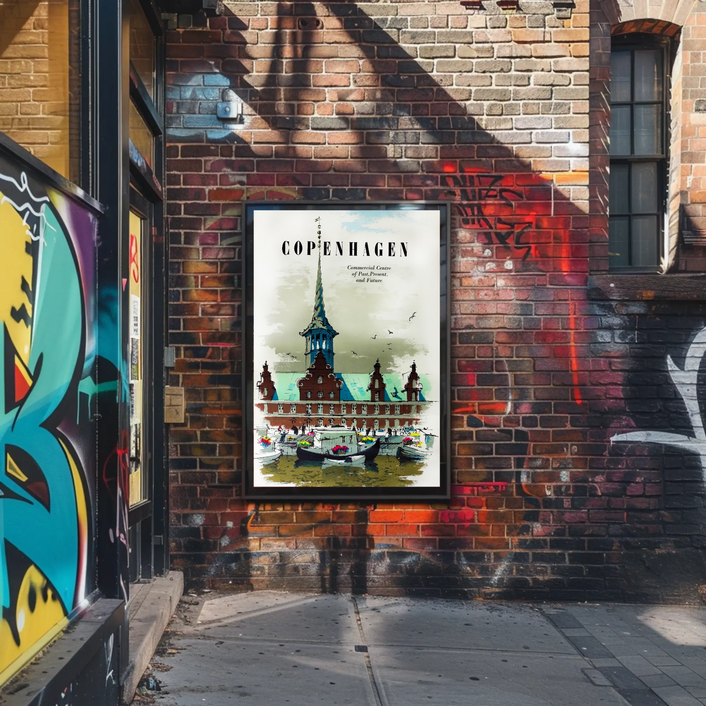 Copenhagen Travel Poster