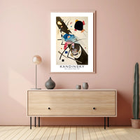 Kandinsky Zwei schwarze Flecke 1923 Poster