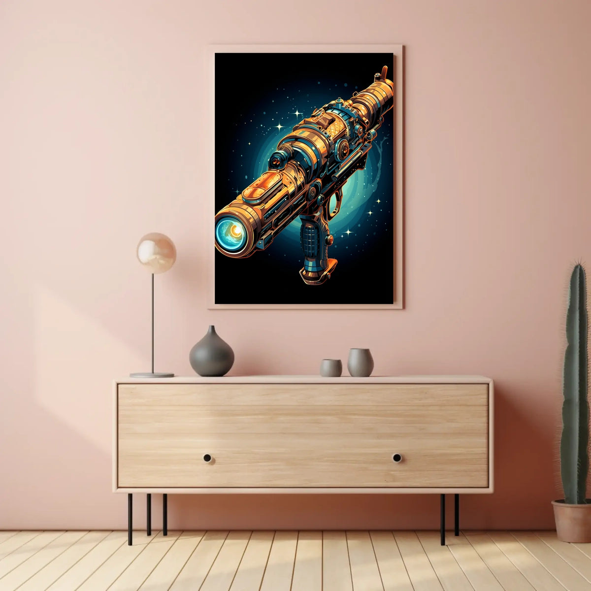 Galactic Ray Gun Poster