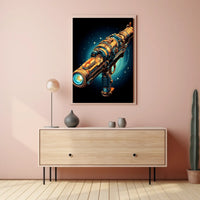 Galactic Ray Gun Poster