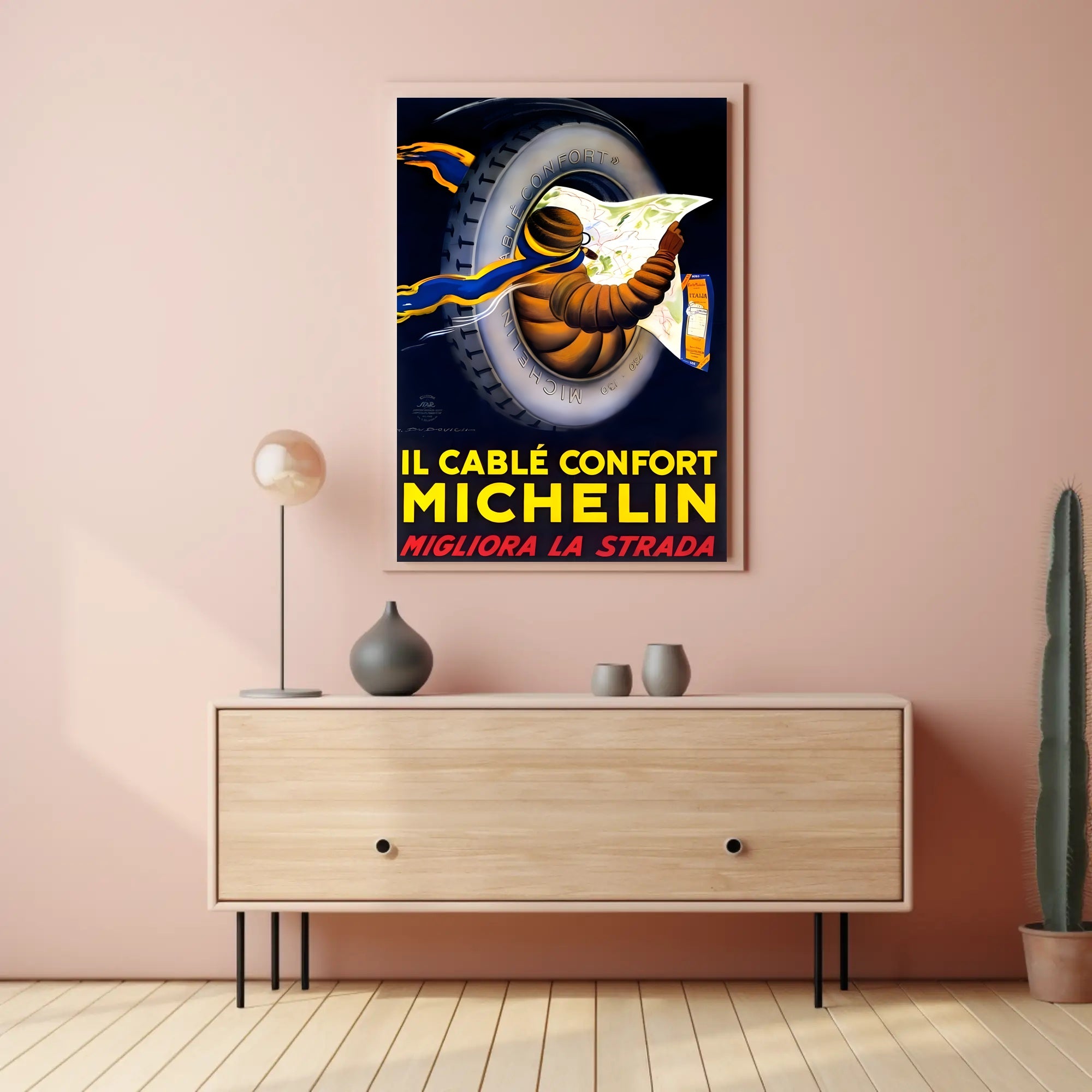 Michelin Tire Advertisement Poster