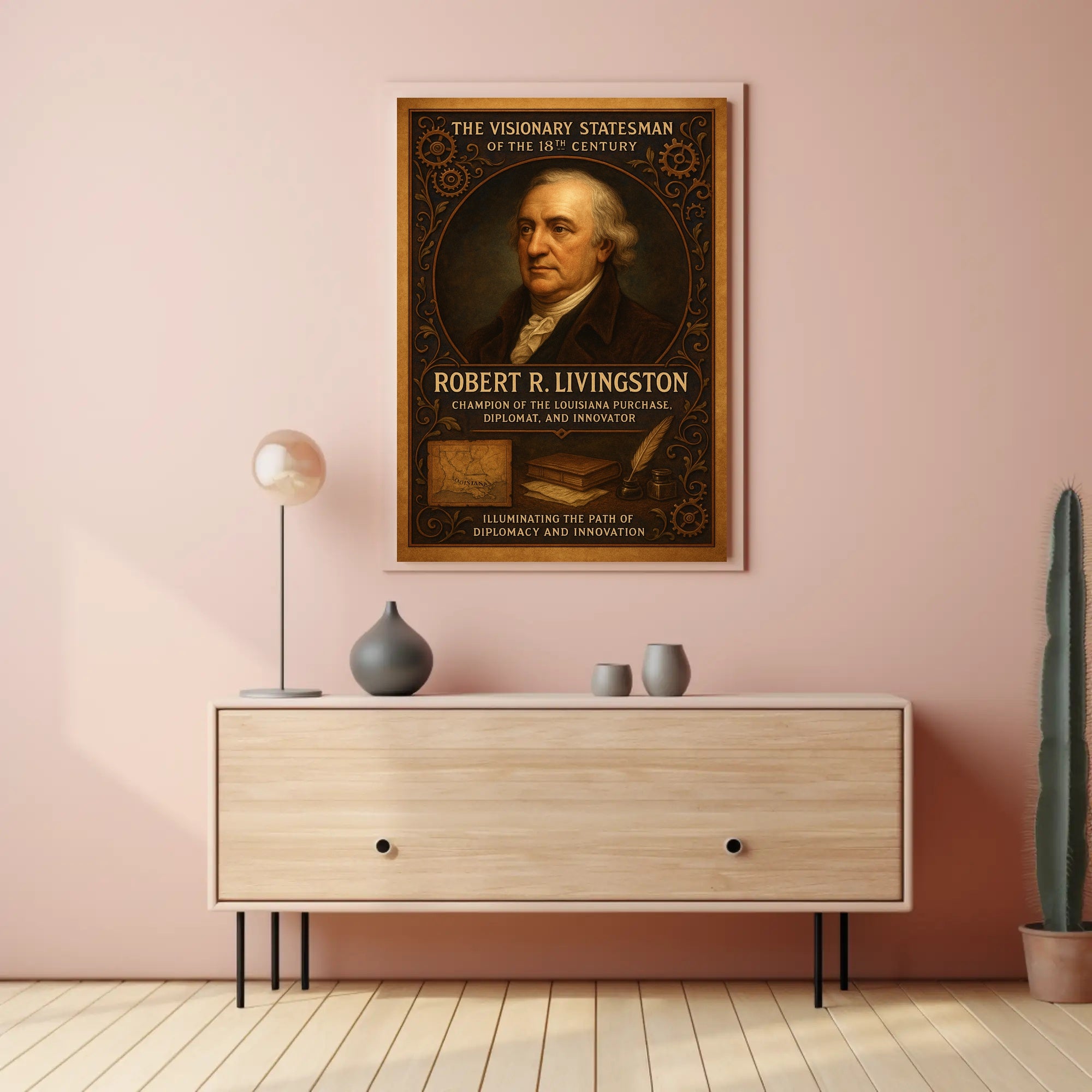 Robert R. Livingston Visionary Statesman Poster PosterGoat