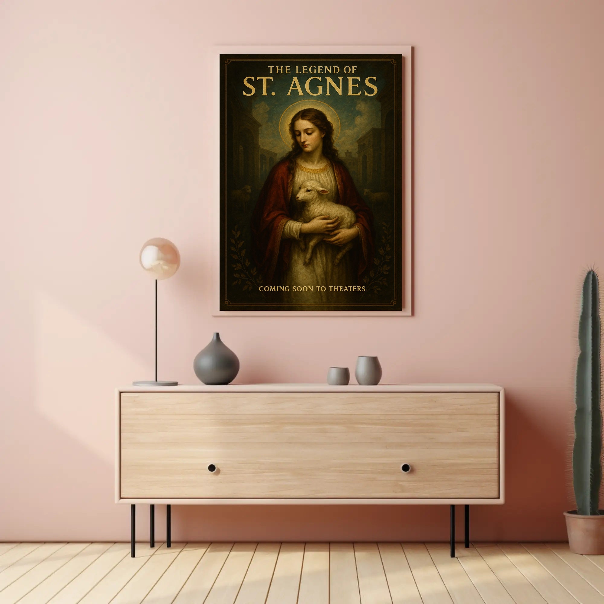 The Legend of St. Agnes Poster PosterGoat