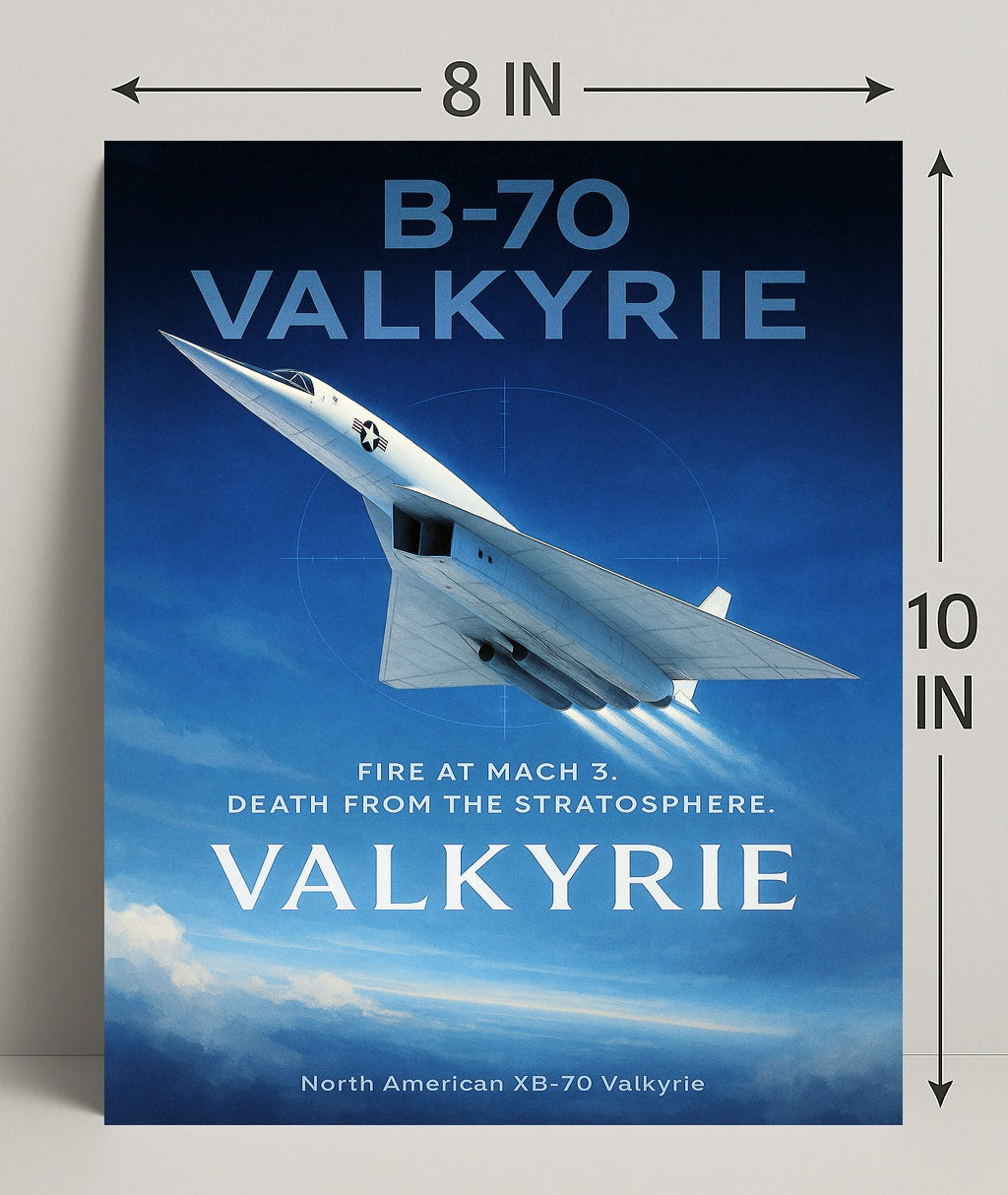 B-70 Valkyrie Poster PosterGoat
