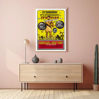 Hercules In New York Mythology Poster Retro Wall Art