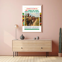 Black History Journey: Educational or Infographic Poster