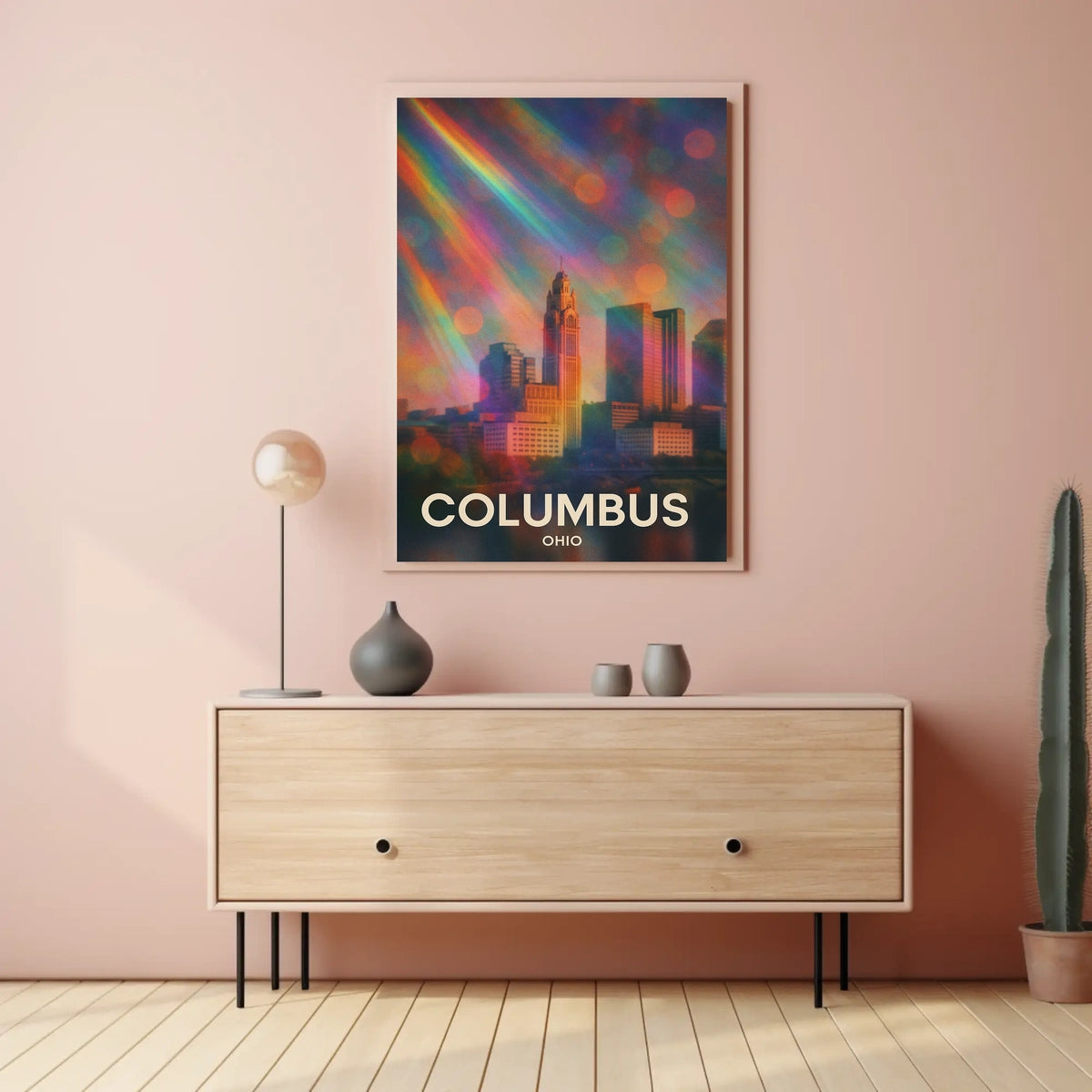 Columbus Ohio Captivating Minimalist Poster