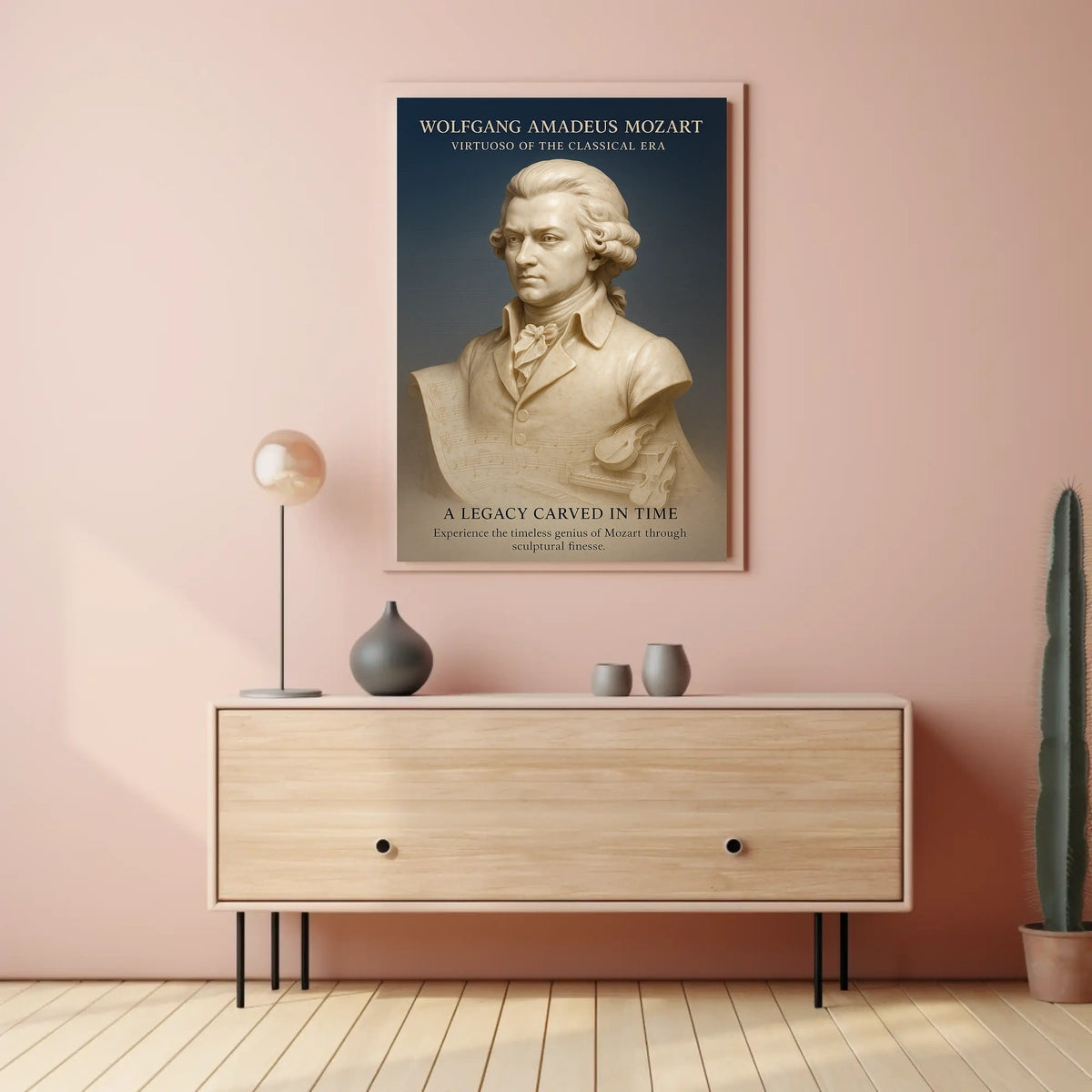 Wolfgang Amadeus Mozart Virtuoso of the Classical Era Poster