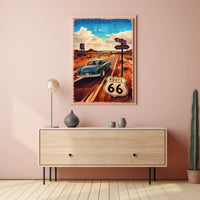 Journey on Route 66 Poster