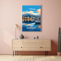 Hobart Scenic Harbor Travel Poster
