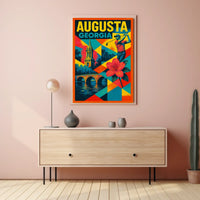 Augusta, Georgia A Vibrant Tribute Poster