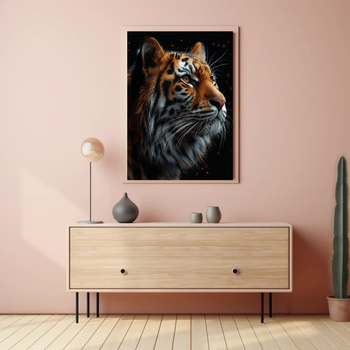 Majestic Tiger Portrait Poster