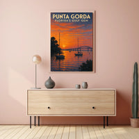 Punta Gorda FloridaS Gulf Gem Poster