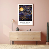 William Morris Cotton Prints Exhibition Poster