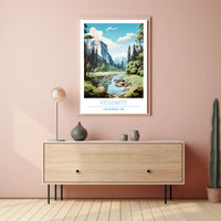 Yosemite National Park Landscape Poster