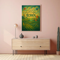 Discover the Heartland Iowa Poster