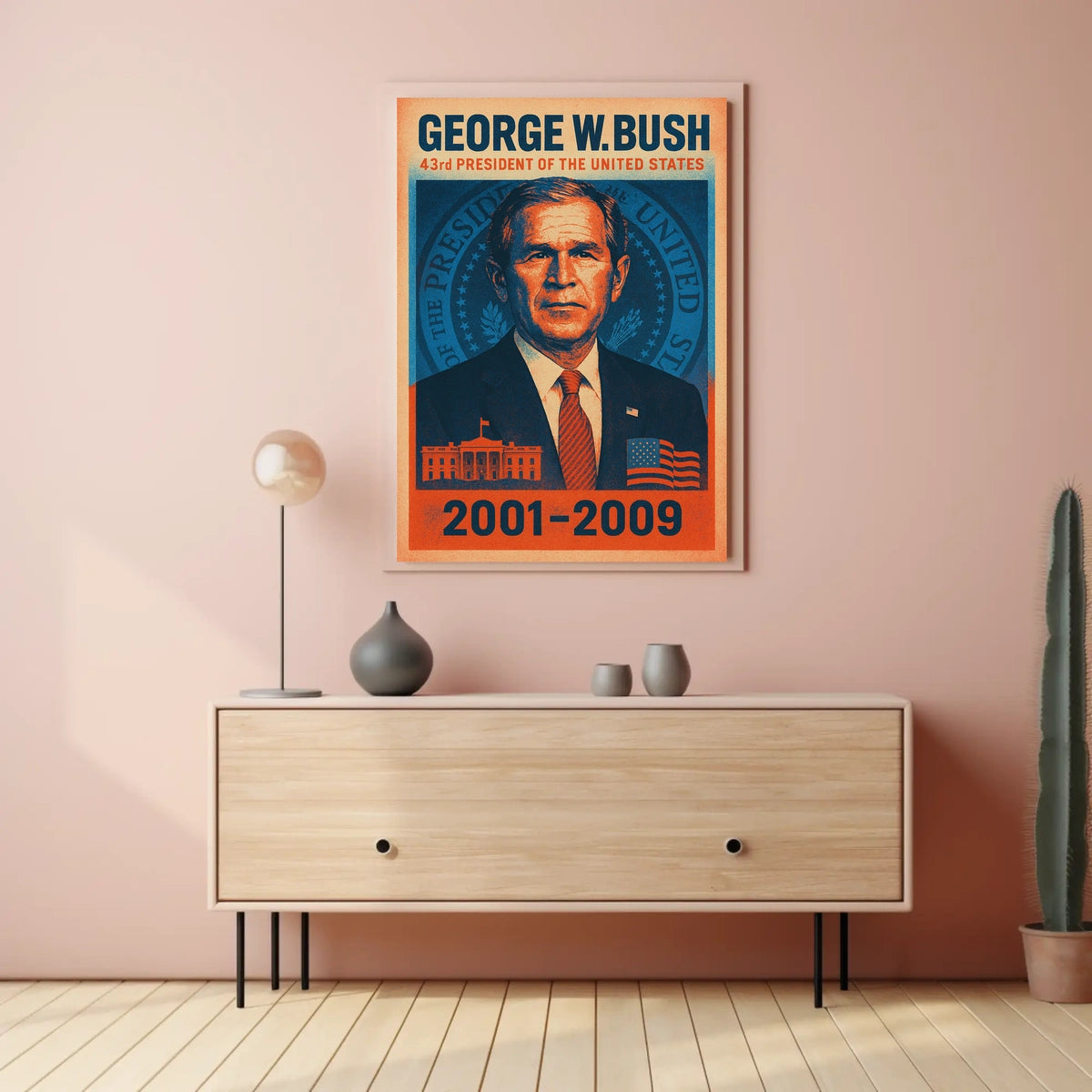 George W. Bush 43rd President Poster