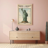 Statue of Liberty 1886 Poster PosterGoat